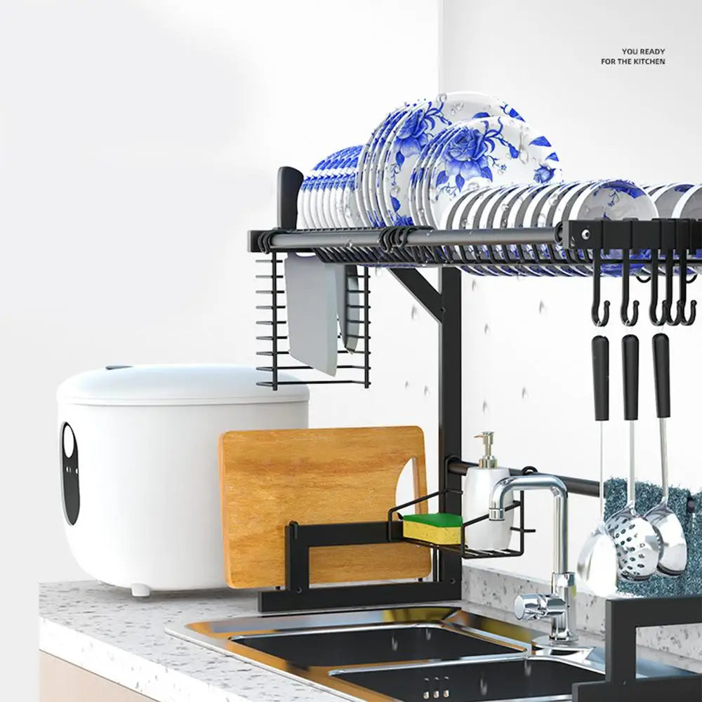 Organizador y Escurridor de cocina – En acero Inoxidable