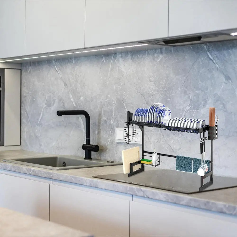Organizador y Escurridor de cocina – En acero Inoxidable