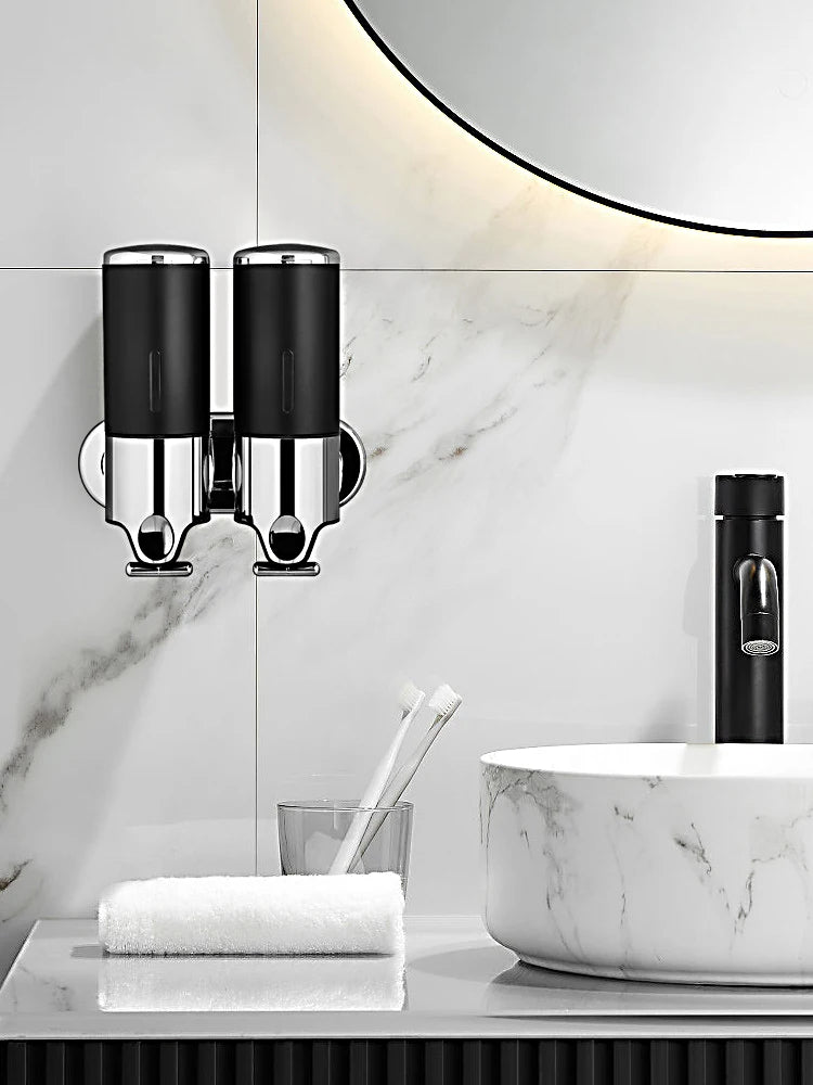"Dispenza™ – Dispensador 3 en 1 que Ordena y Moderniza tu Baño"
