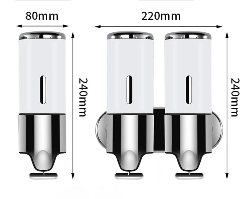 "Dispenza™ – Dispensador 3 en 1 que Ordena y Moderniza tu Baño"