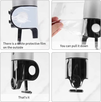 "Dispenza™ – Dispensador 3 en 1 que Ordena y Moderniza tu Baño"