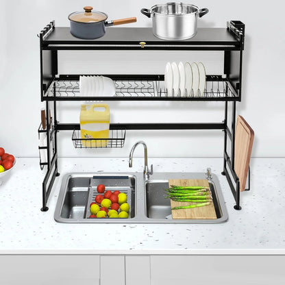 GuardaSeco™-Escurridor de cocina con Tapa y Almacenamiento