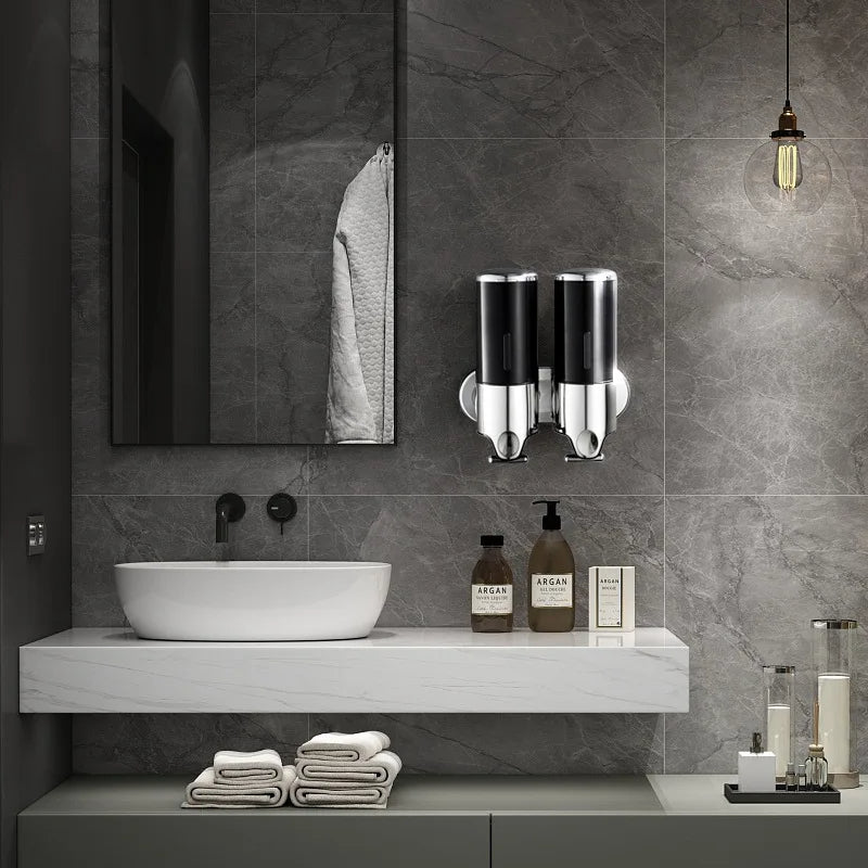 "Dispenza™ – Dispensador 3 en 1 que Ordena y Moderniza tu Baño"