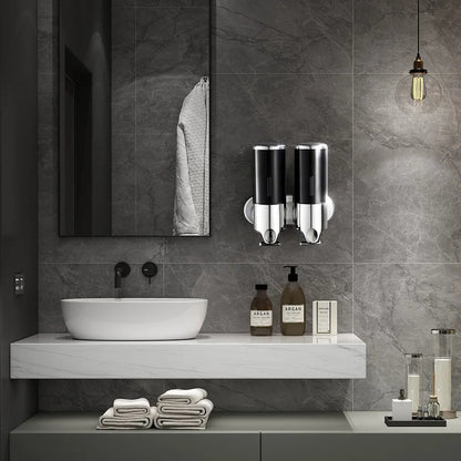 "Dispenza™ – Dispensador 3 en 1 que Ordena y Moderniza tu Baño"