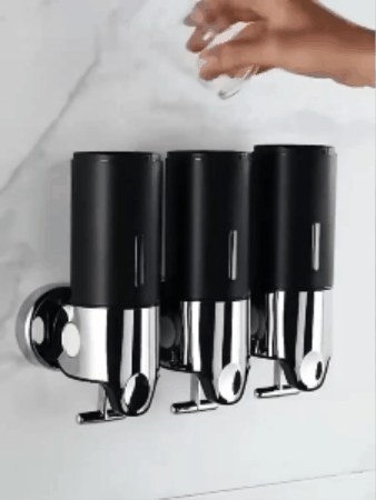 "Dispenza™ – Dispensador 3 en 1 que Ordena y Moderniza tu Baño"